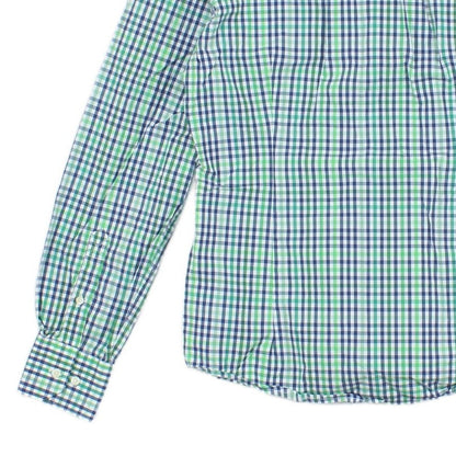 Mens Check Shirt Tailored Long Sleeve