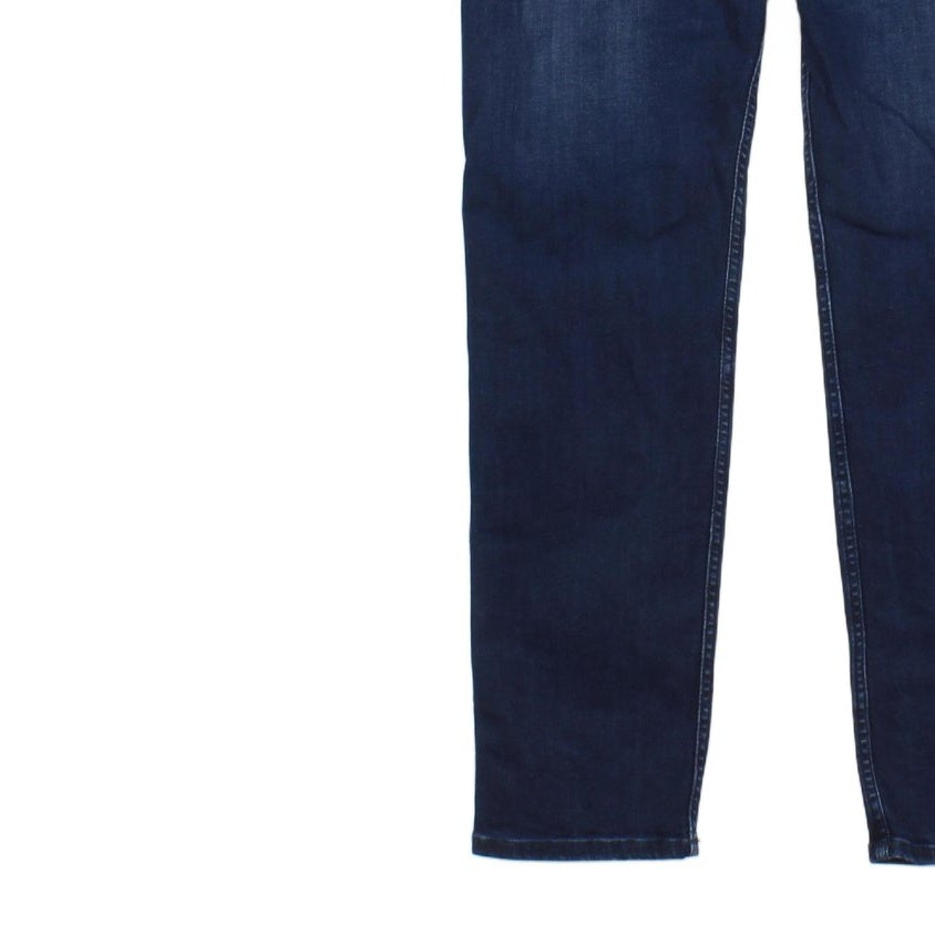 Mens Anbass Jeans Denim Slim Fit Dark Wash