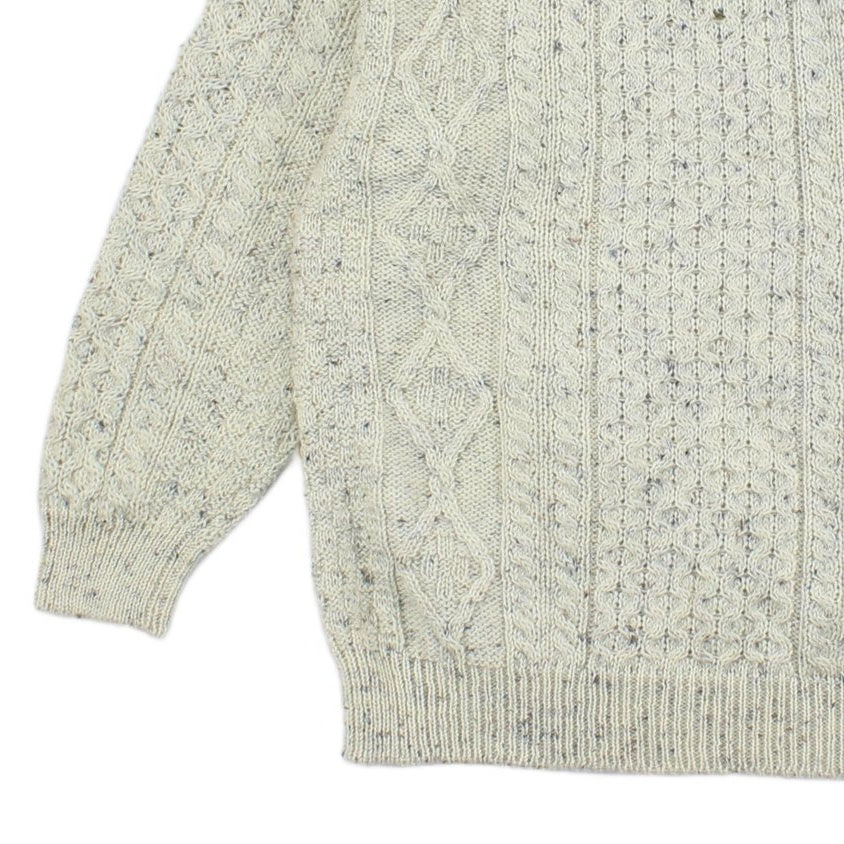 Mens Cable Knit Jumper Uk Made Chunky Knit