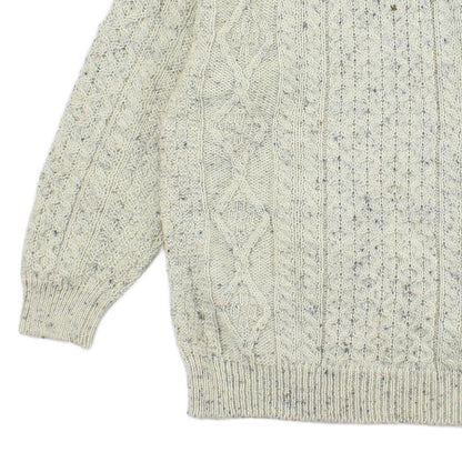 Mens Cable Knit Jumper Uk Made Chunky Knit