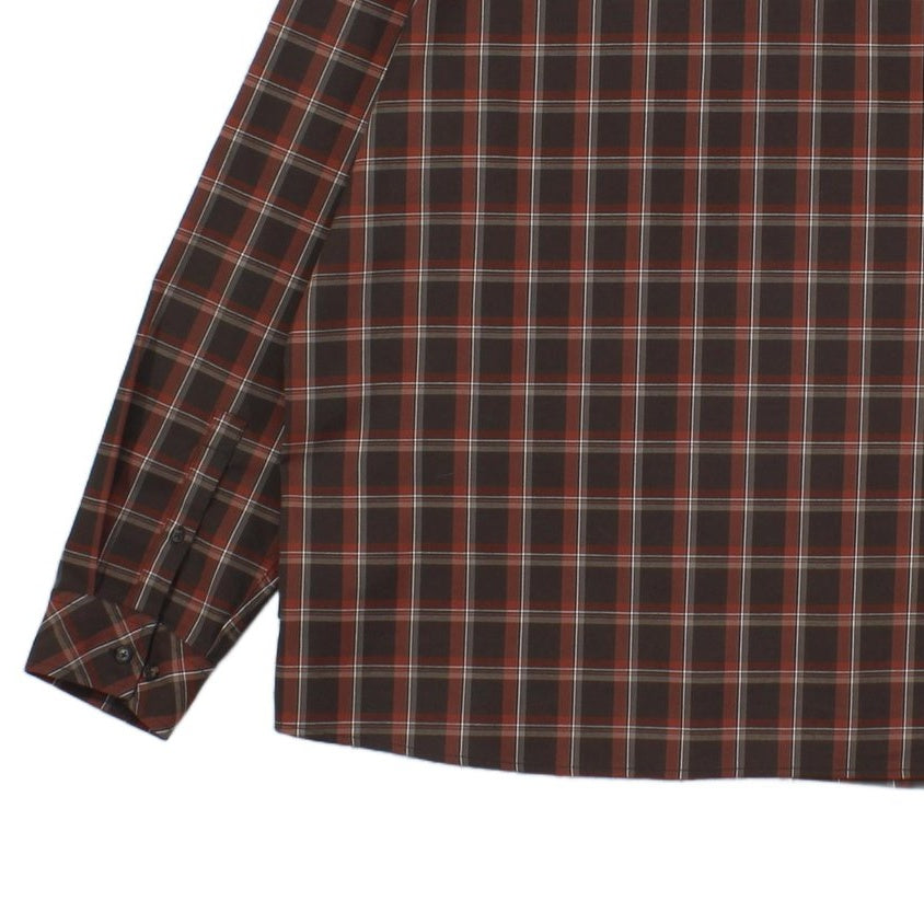 Mens Check Shirt Long Sleeve Plaid