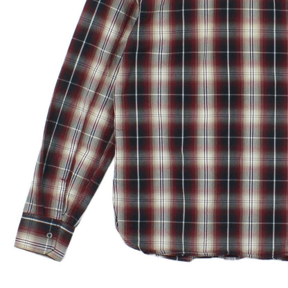 Mens Plaid Shirt Long Sleeve Button Up