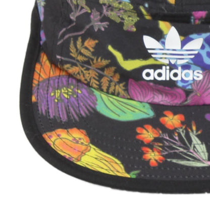Mens 5 Panel Cap Streetwear Logo Floral Reversible