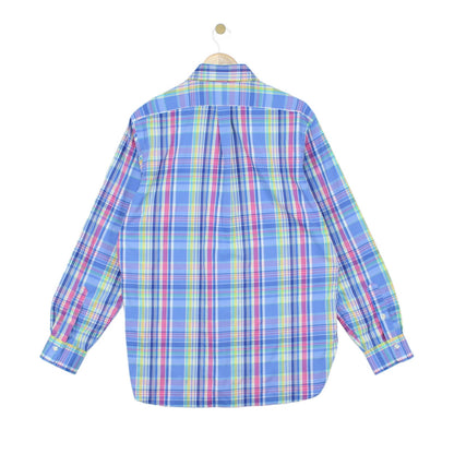 Mens Plaid Shirt Performance Button Up