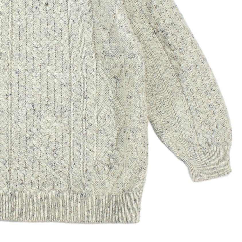 Mens Cable Knit Jumper Uk Made Chunky Knit