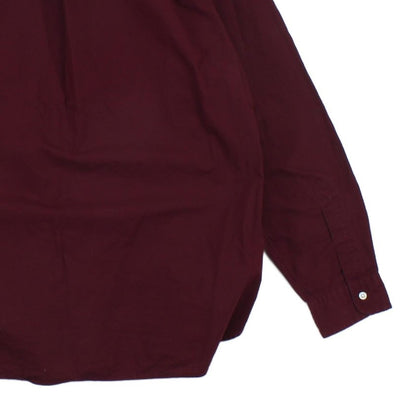 Mens Shirt Cotton Button Down Long Sleeve