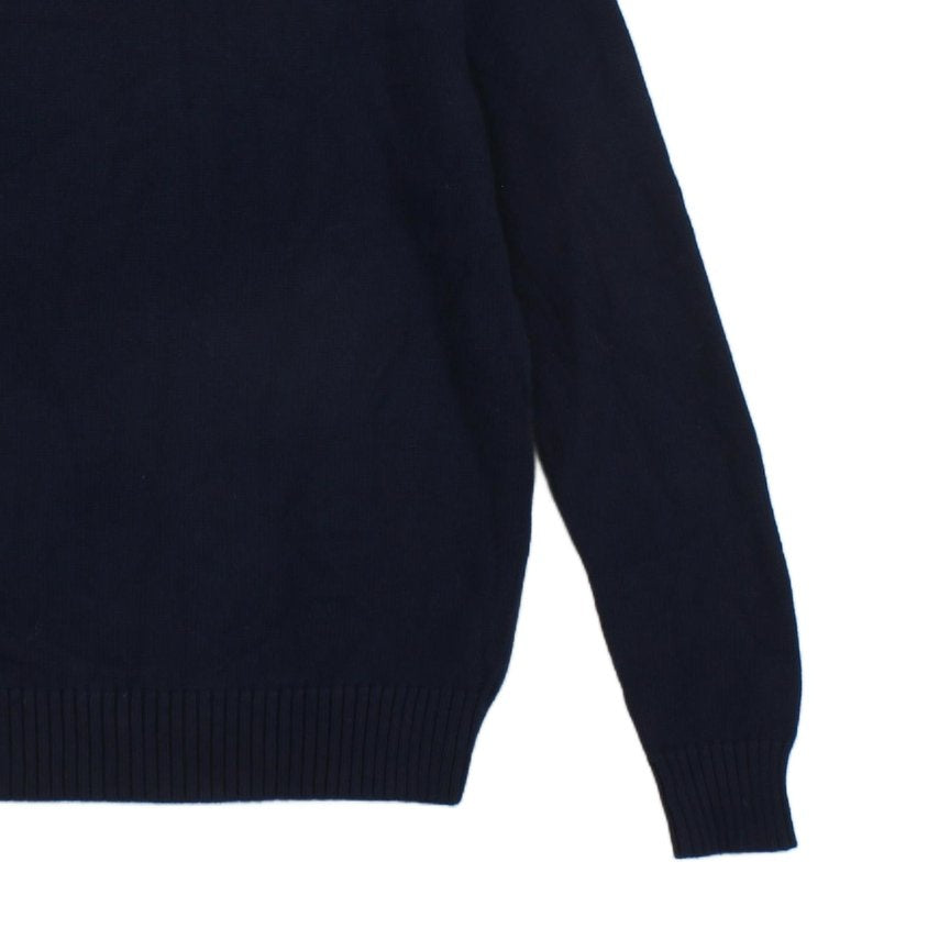 Mens Jumper Crew Neck Classic Pullover Cotton