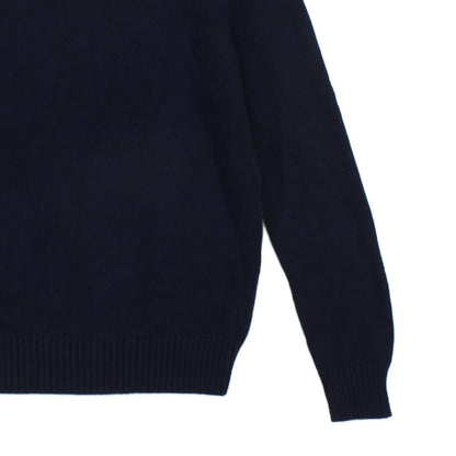 Mens Jumper Crew Neck Classic Pullover Cotton