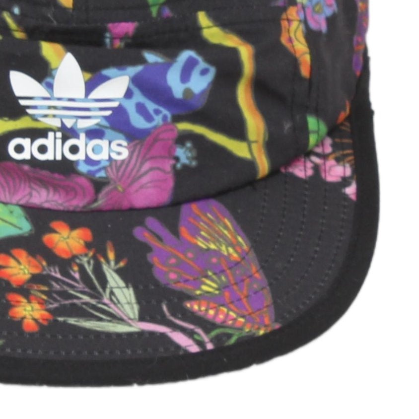 Mens 5 Panel Cap Streetwear Logo Floral Reversible