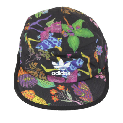 Mens 5 Panel Cap Streetwear Logo Floral Reversible