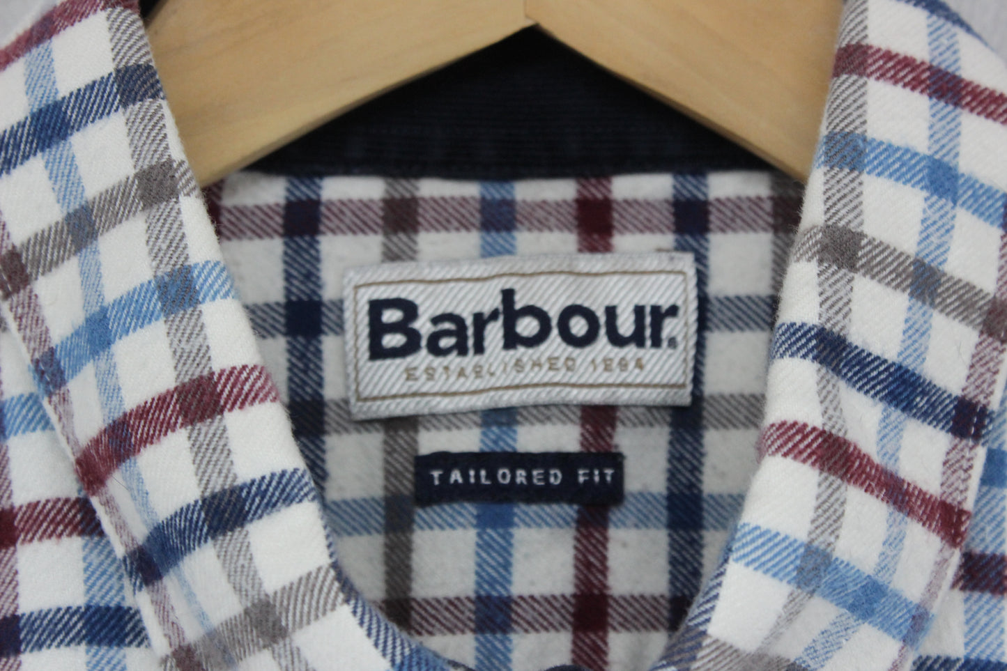 Mens Plaid Shirt Long Sleeve Tailored