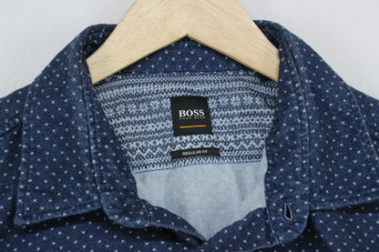 Mens Patterned Shirt Long Sleeve
