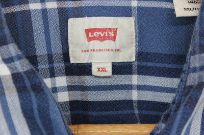 Mens Plaid Shirt Snap Long Sleeve Western