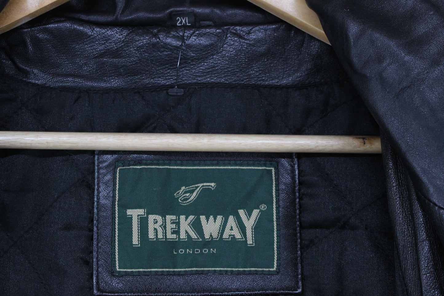 Mens Leather Jacket Full Zip Outerwear