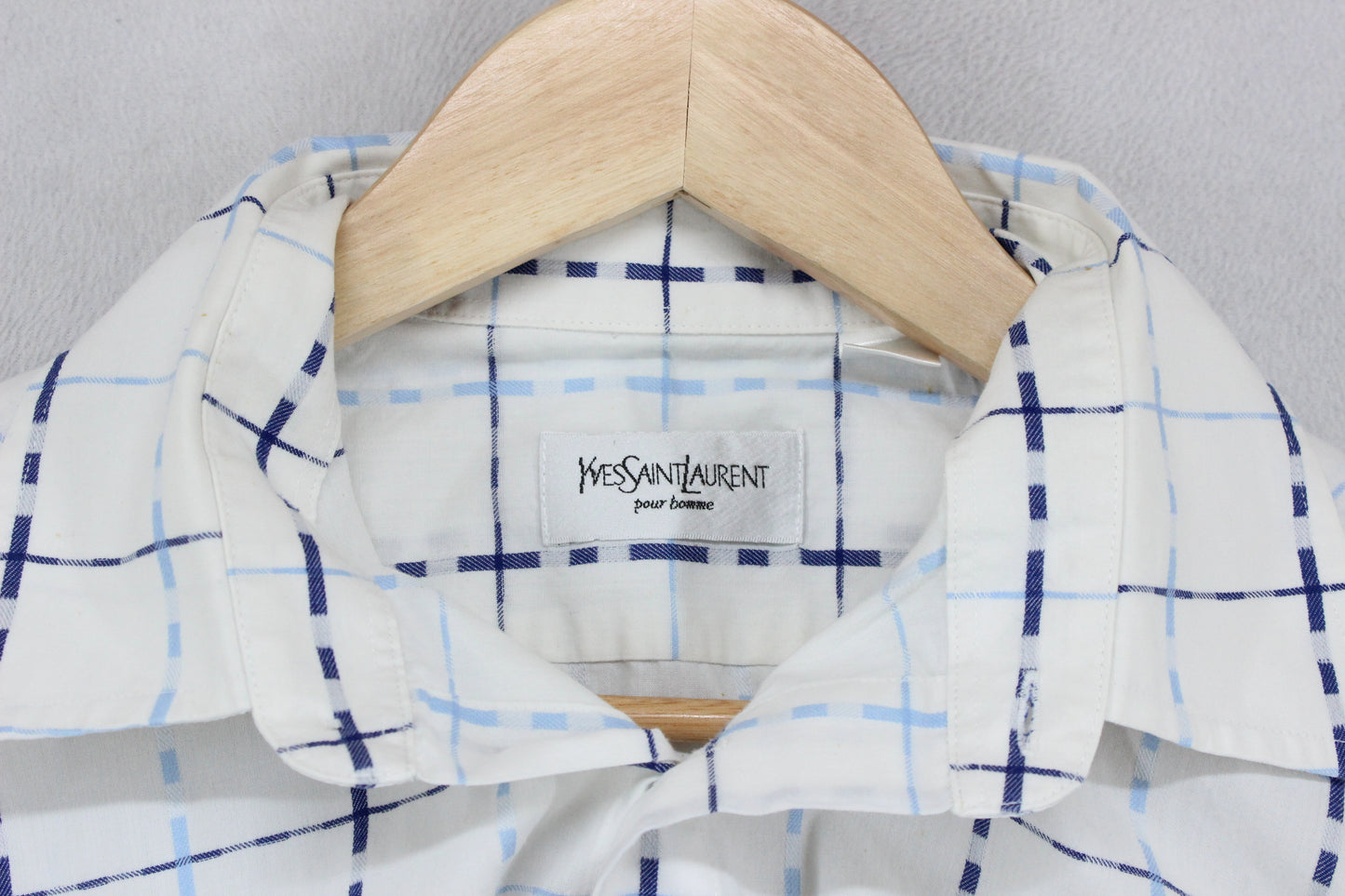 Mens Plaid Shirt  Short Sleeve