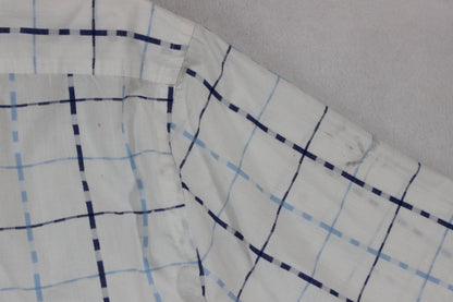 Mens Plaid Shirt  Short Sleeve