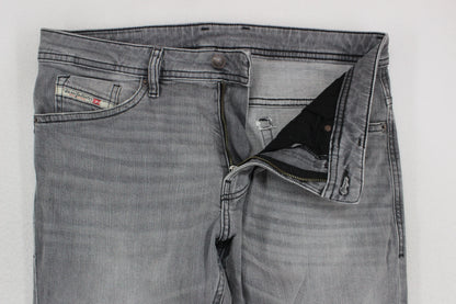 Mens Jeans Zip Fly Slim Fit Stretch