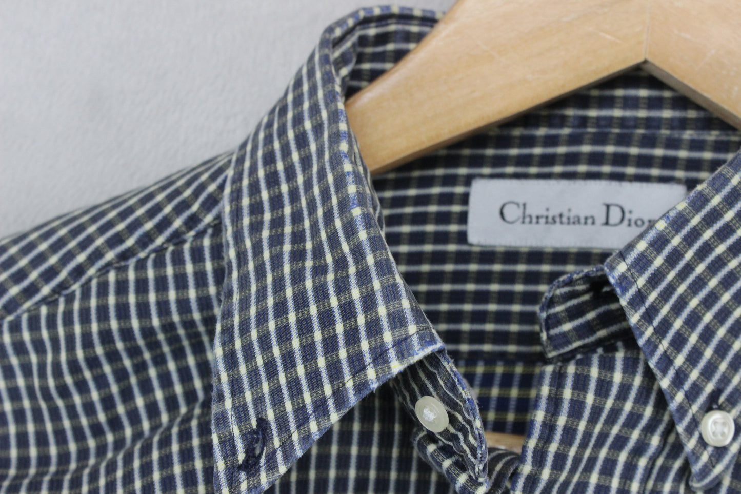 Mens Shirt  Check Button Up