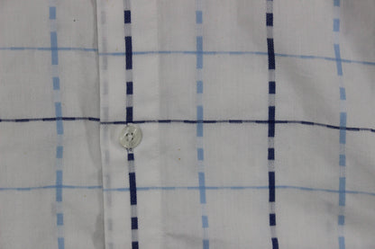Mens Plaid Shirt  Short Sleeve
