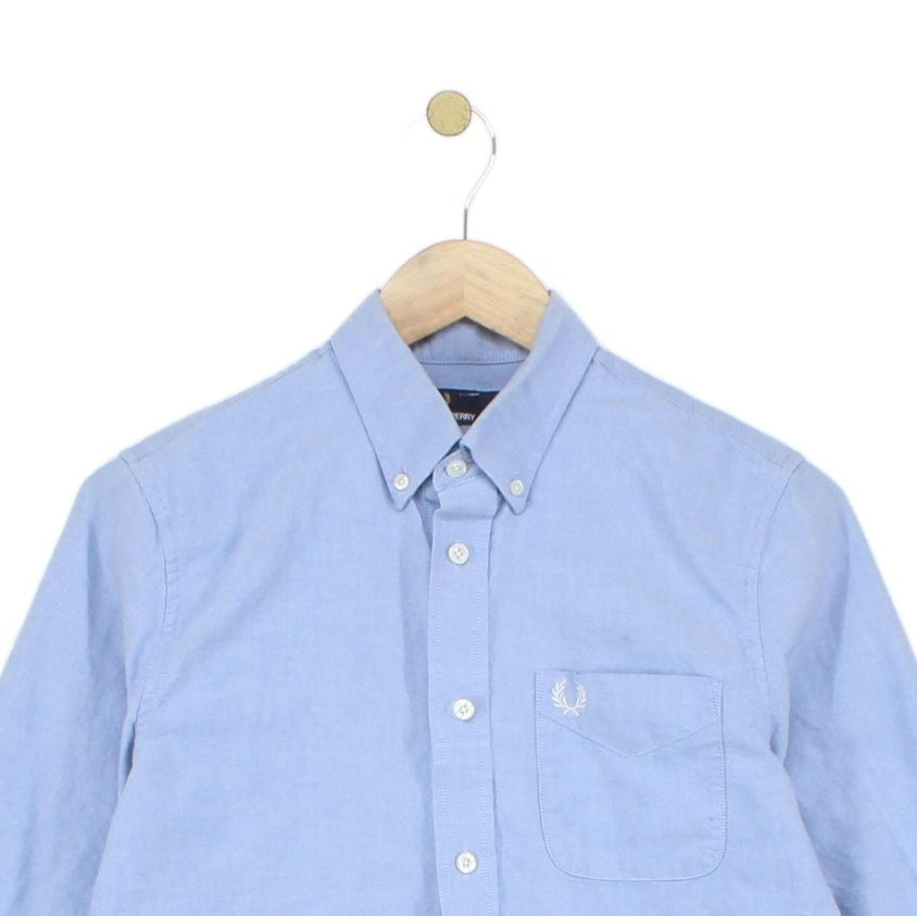 Mens Oxford Shirt Button Up Long Sleeve Collared