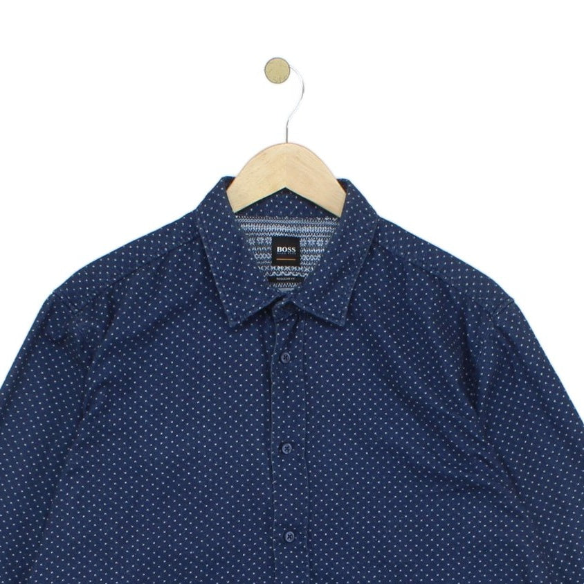 Mens Patterned Shirt Long Sleeve