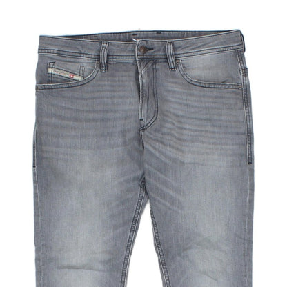 Mens Jeans Zip Fly Slim Fit Stretch