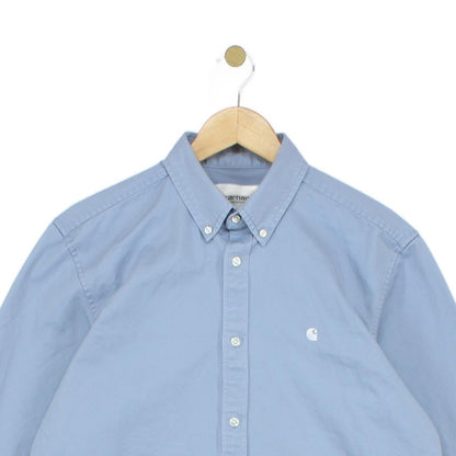Mens Oxford Shirt Button Down Long Sleeve Workwear