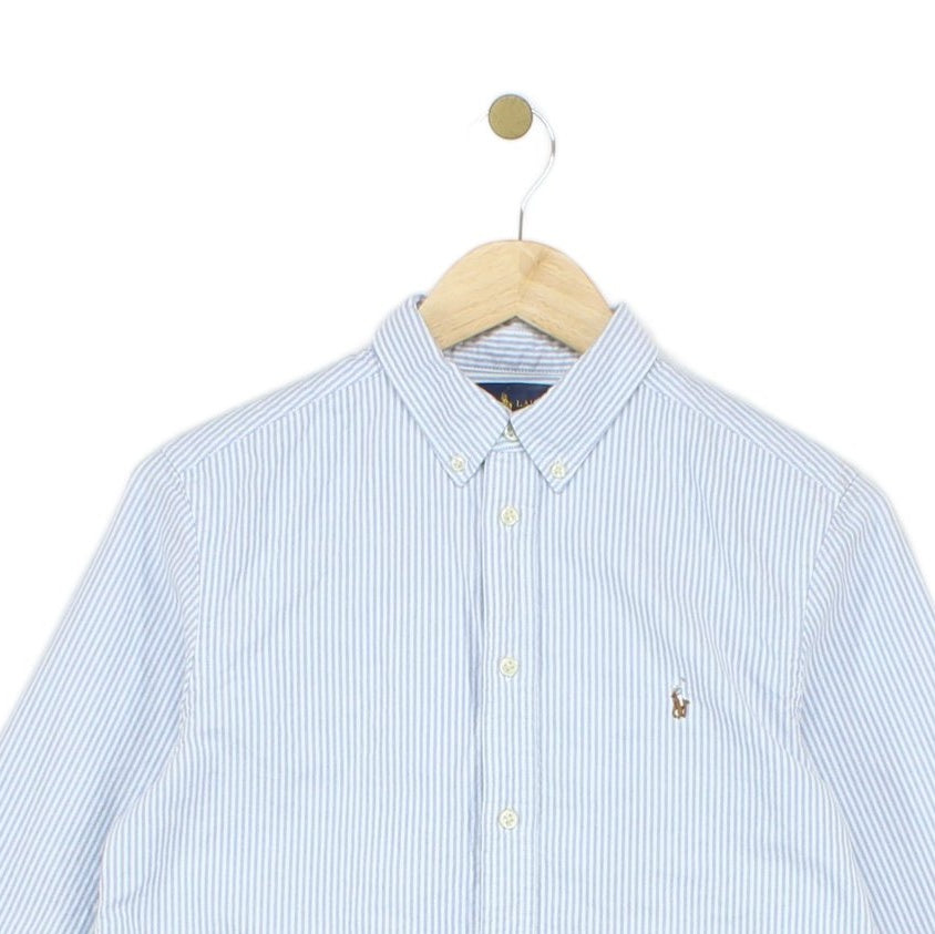 Womens Striped Shirt Button Up Long Sleeve
