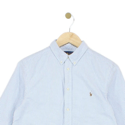 Womens Striped Shirt Button Up Long Sleeve