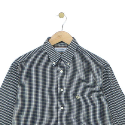 Mens Shirt  Check Button Up