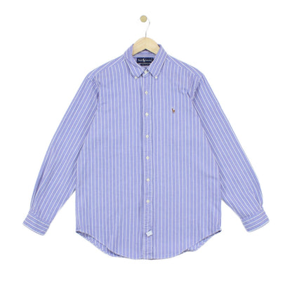 Mens Striped Shirt Button Down