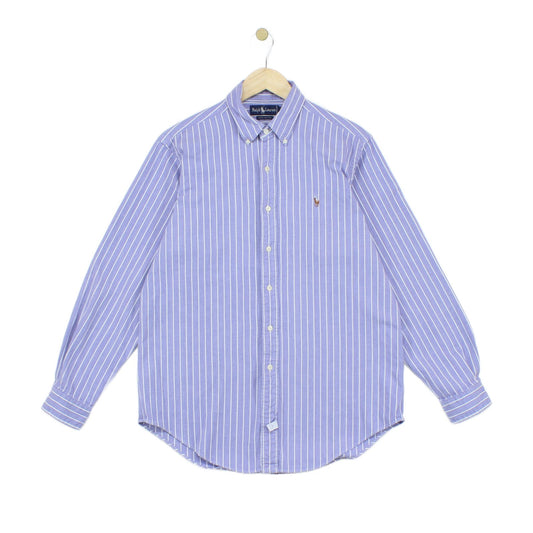 Mens Striped Shirt Button Down