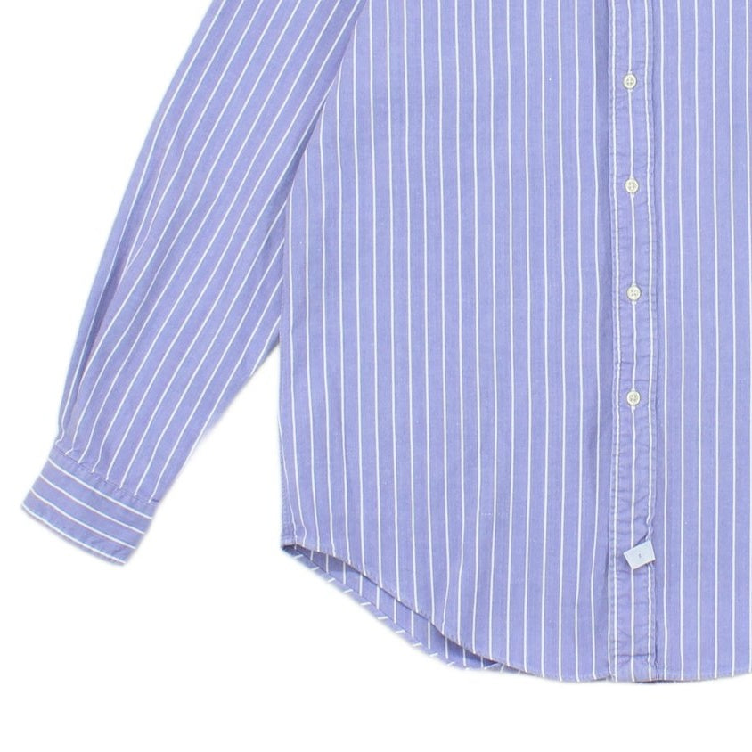 Mens Striped Shirt Button Down