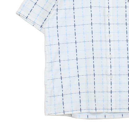 Mens Plaid Shirt  Short Sleeve