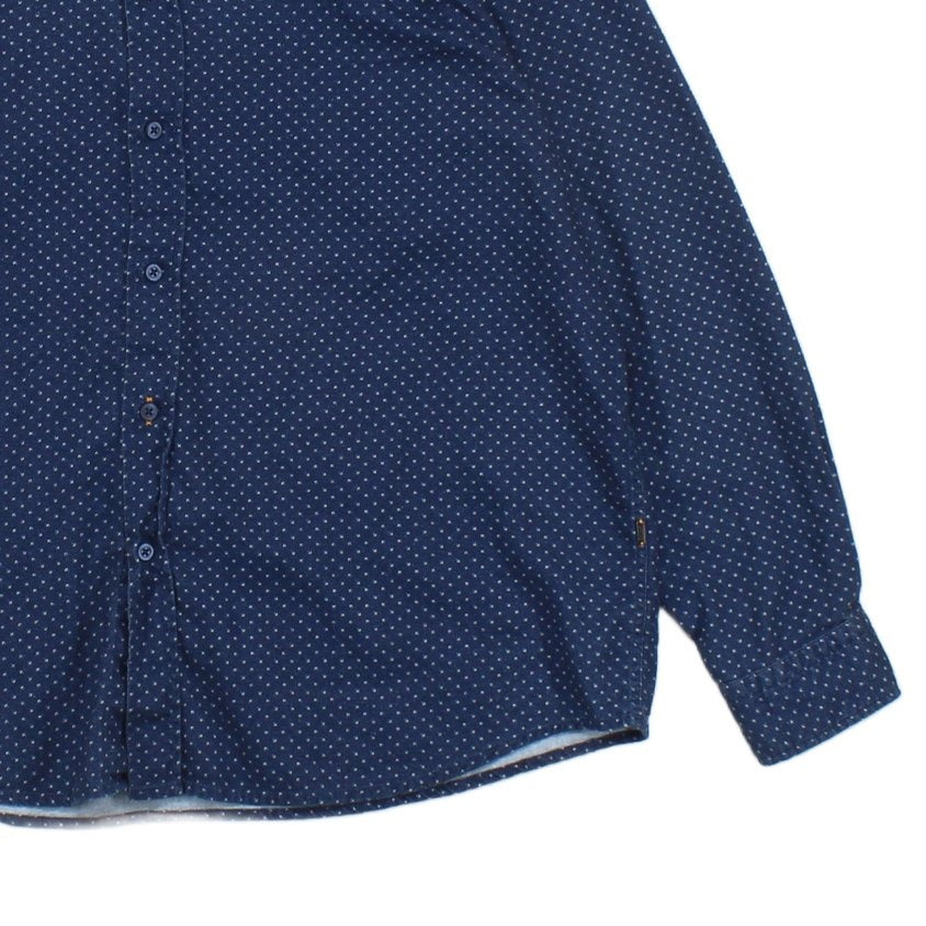 Mens Patterned Shirt Long Sleeve