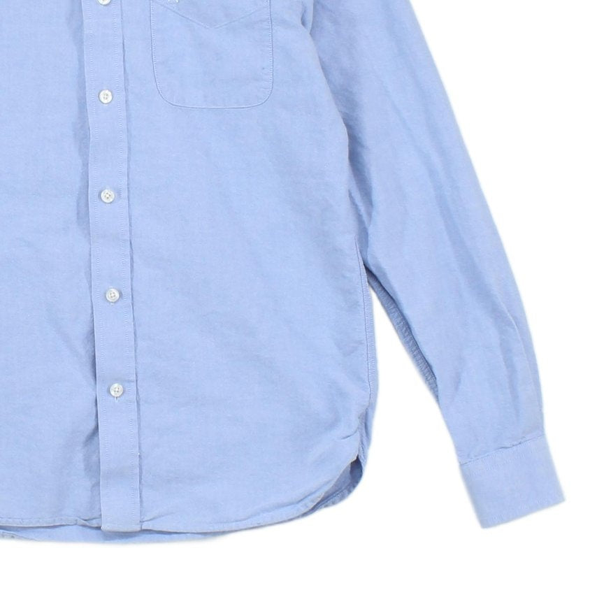 Mens Oxford Shirt Button Up Long Sleeve Collared