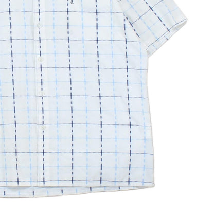 Mens Plaid Shirt  Short Sleeve