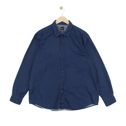 Mens Patterned Shirt Long Sleeve
