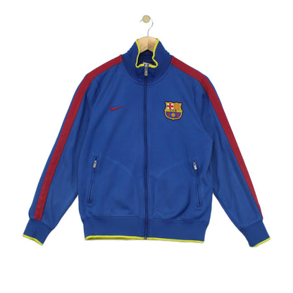Mens Barcelona Track Jacket Full Zip Football