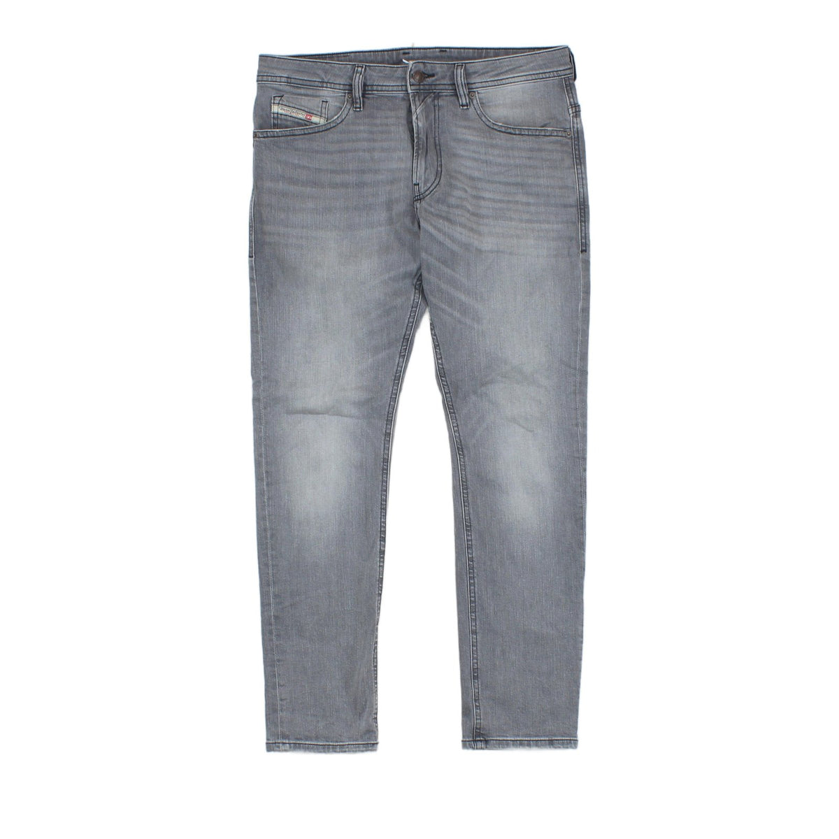 Mens Jeans Zip Fly Slim Fit Stretch