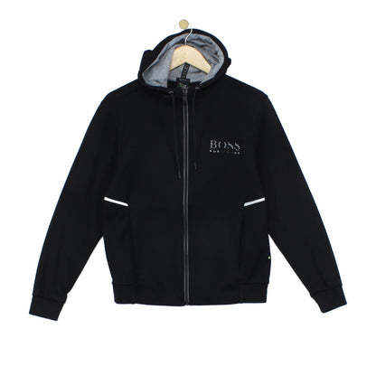 Mens Hoodie Regular Fit Full Zip Logo
