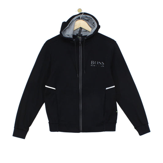 Mens Hoodie Regular Fit Full Zip Logo