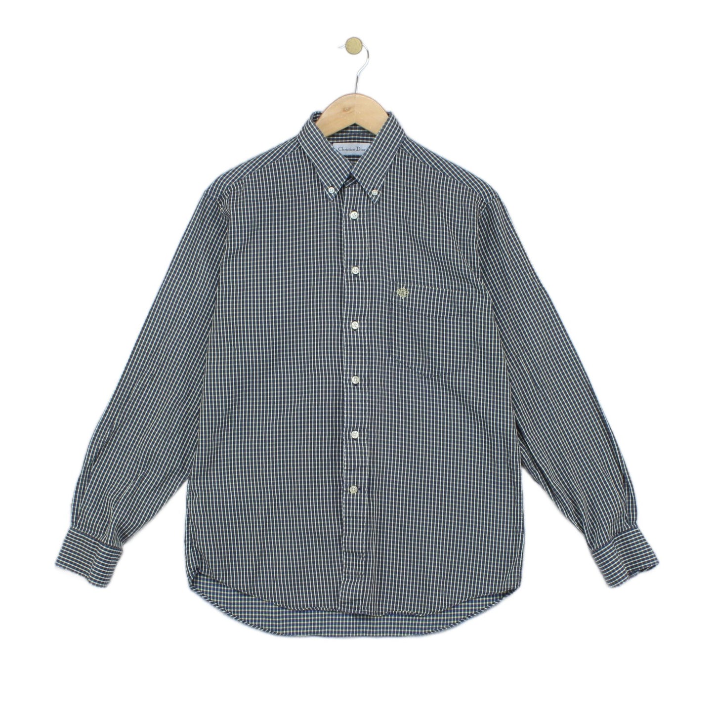 Mens Shirt  Check Button Up