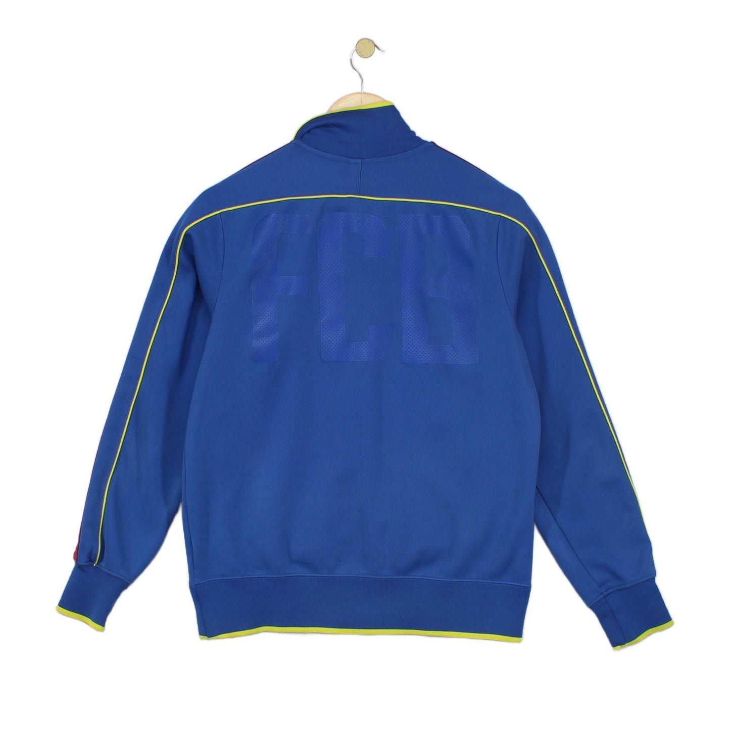 Mens Barcelona Track Jacket Full Zip Football