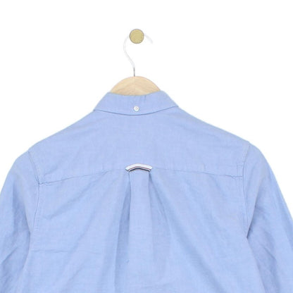 Mens Oxford Shirt Button Up Long Sleeve Collared