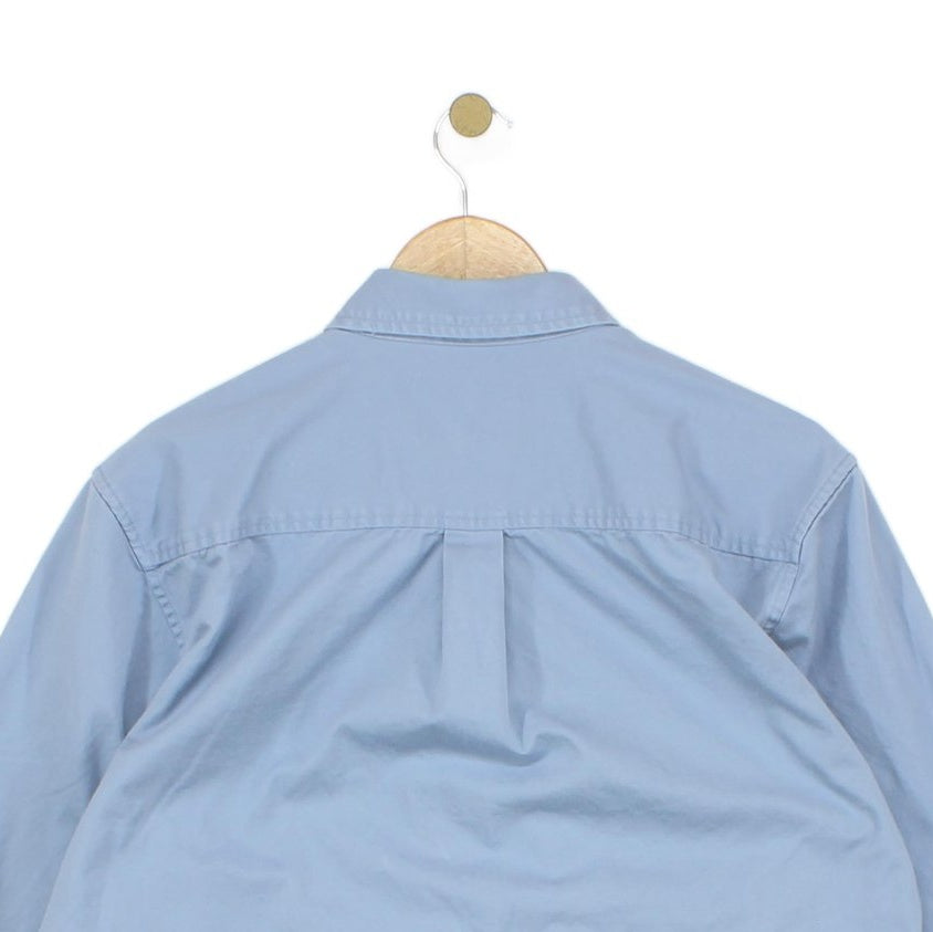 Mens Oxford Shirt Button Down Long Sleeve Workwear
