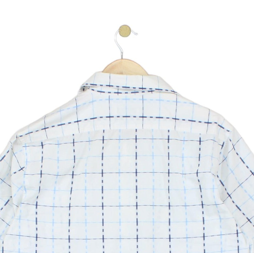 Mens Plaid Shirt  Short Sleeve
