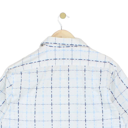 Mens Plaid Shirt  Short Sleeve
