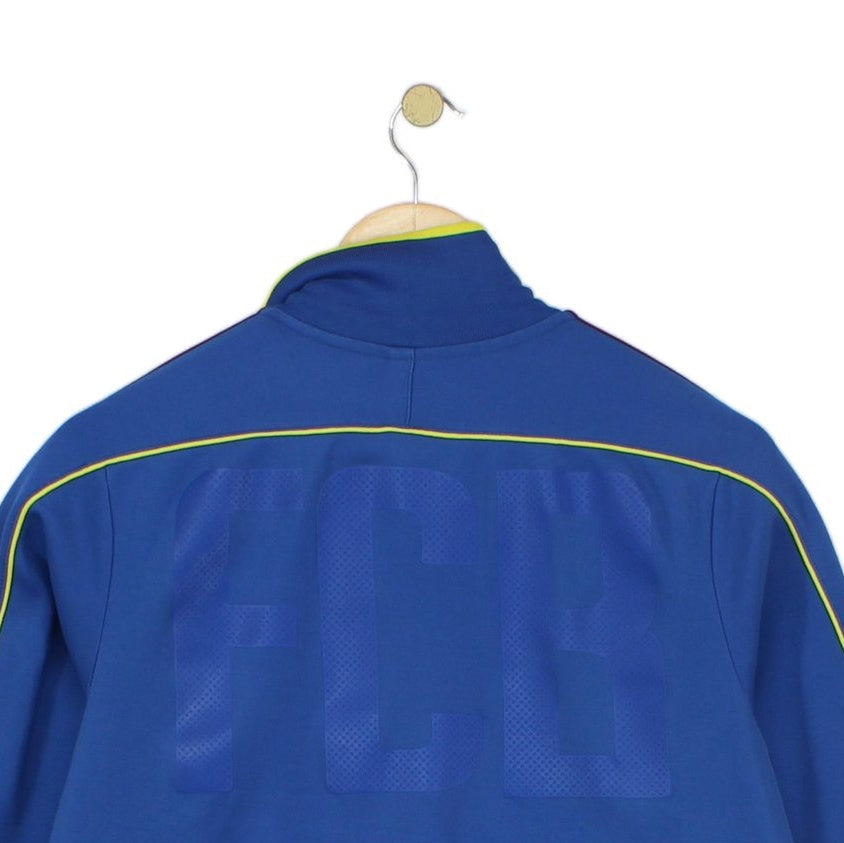 Mens Barcelona Track Jacket Full Zip Football