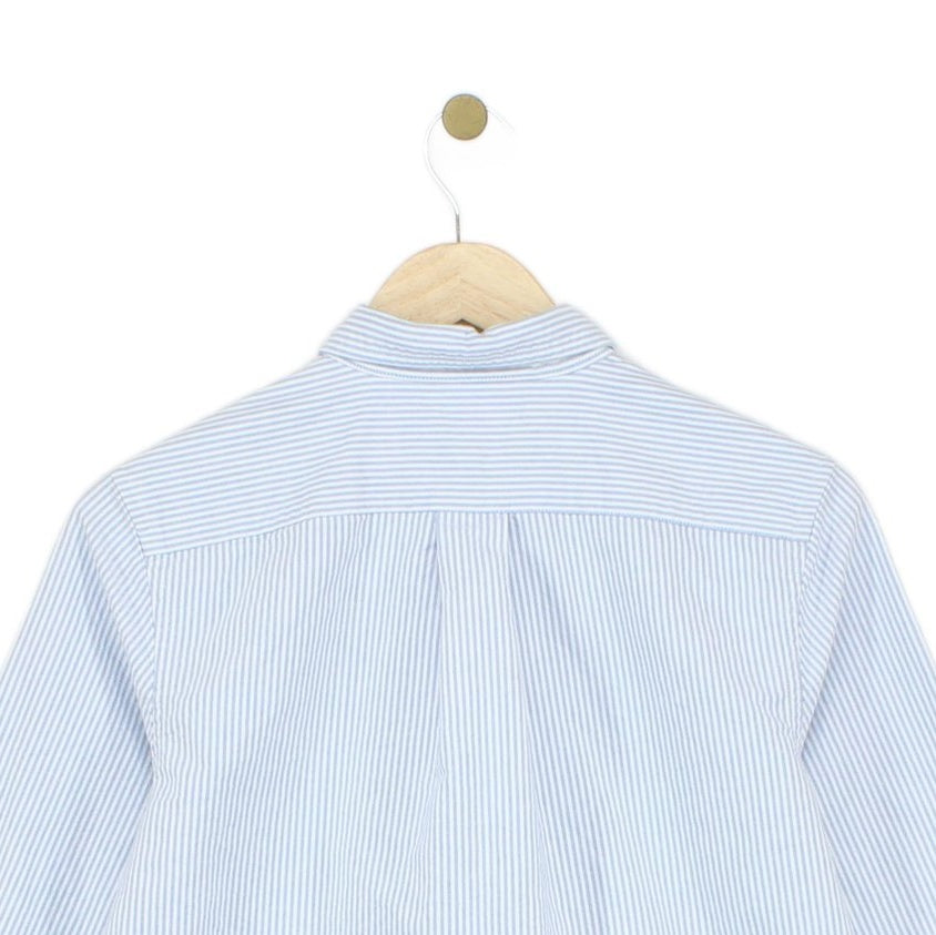Womens Striped Shirt Button Up Long Sleeve